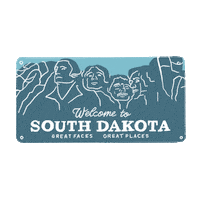 Road Trip Vacation Sticker by South Dakota Tourism