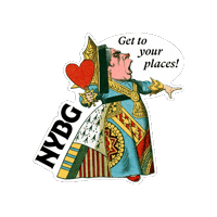 nybg wonderland nybg Sticker
