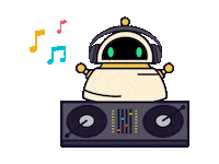 Dj Coding Sticker by Nuevo Foundation