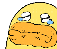 Sad Watery Eyes Sticker