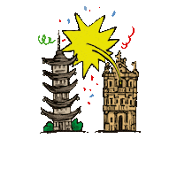 San Fermin Fiesta Sticker by Ayuntamiento de Pamplona / Iruñeko Udala