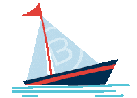 puertobanusoficial boat sail marbella barco Sticker