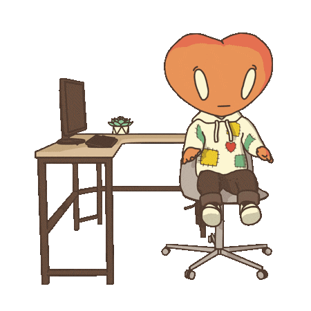 Bored At Work Sticker by LT3 Creations