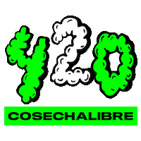 Cannabis Marihuana Sticker by Cosechalibre