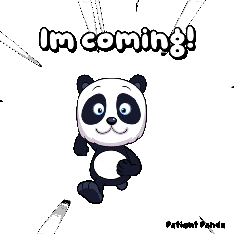 Panda Coming Sticker by VeeFriends