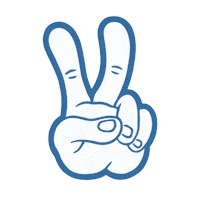Happy Peace Sticker by Dutch Bros Coffee