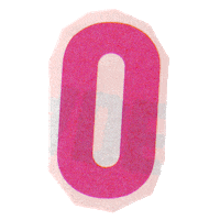 Typography Alphabet Sticker