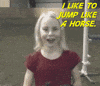 Girl Jumping GIF