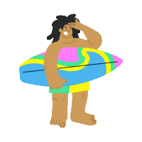 Surf Surfing Sticker by Verified Champions