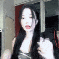 Cute Girl Heart GIF