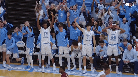 Lets Go Sport GIF by UNC Tar Heels