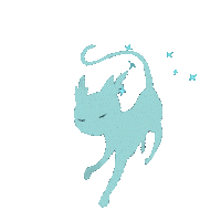 amerosa cat sparkles lulu magnificent Sticker