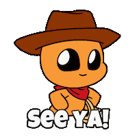 See Ya Goodbye Sticker by Christophers Genie