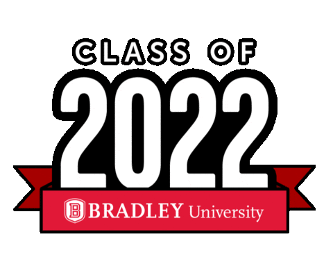 Classof2022 Sticker by Bradley University