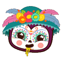 muerto day of the dead Sticker by Matucha