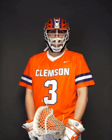 ClemsonLacrosse giphyupload flex archer lacrosse GIF