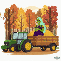 Christmas Tractor GIF by World Of Women