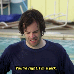 bill hader jerk GIF
