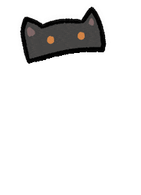 Cat Hat Sticker