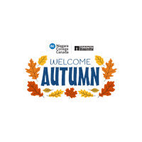 Fall Autumn Sticker by Niagara College Toronto