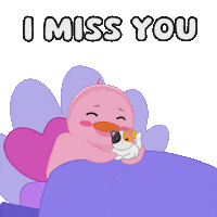 I Miss You Too Sticker by MeetDuckey