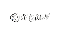 Crybabyzine crybaby zine publication crybaby zine Sticker
