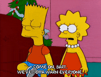 looking bart simpson GIF