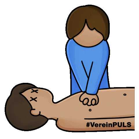 Cardiac Arrest Cpr Sticker by Verein PULS