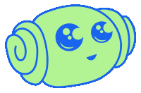 Franz Franzbrötchen Sticker by LOKL Hamburg