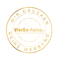 Werbe_Arena design arena salzburg druck Sticker