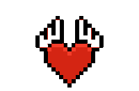 I Love You Art Sticker
