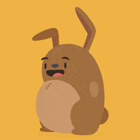 happy bunny GIF by Hopper