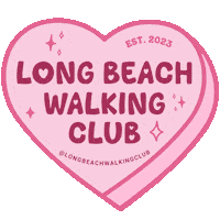 Long Beach Sticker by Long Beach Walking Club