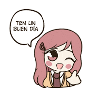 Happy Girl Sticker