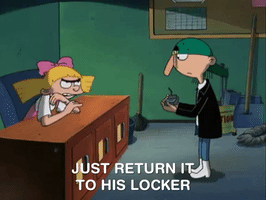 hey arnold nicksplat GIF