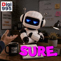 Yeah Right Whatever GIF by Digi 995