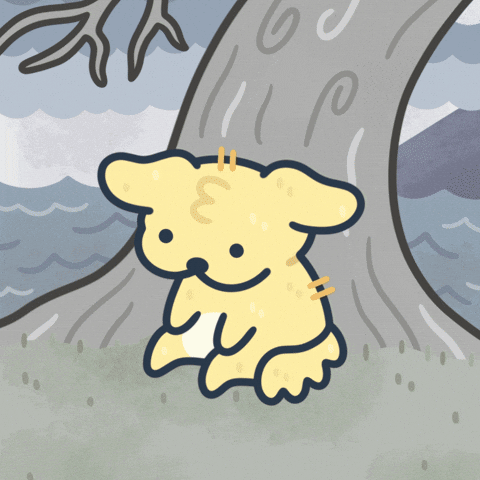 Alpha Wolf Pondering GIF