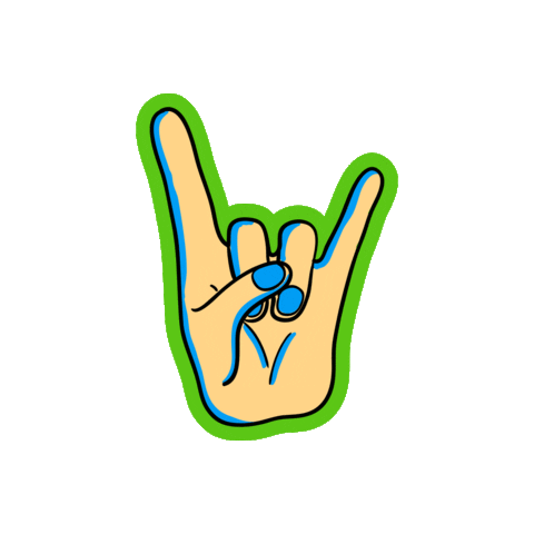 Handrock Sticker by Telefónica Chile