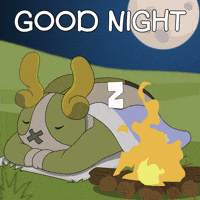 Camping Good Night GIF by Aurory