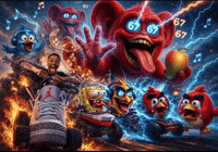 Angry Birds Listening GIF