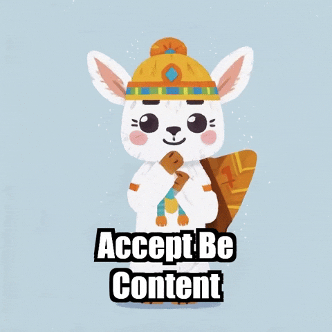 Wisdom Acceptance GIF by Llamaozi