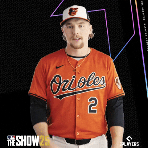 Baltimore Orioles Wink GIF by MLB The Show
