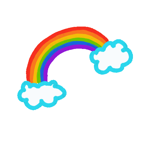 Rainbow Colors Sticker by HAMTARINA