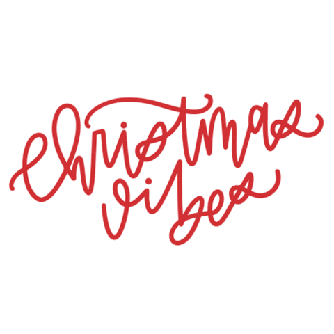 christmas vibes Sticker by DeBrosse