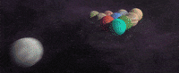 space planets GIF by Ice Age