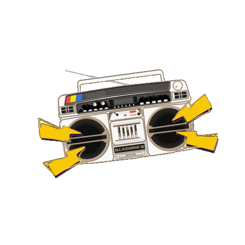 lasoniclifestyle music lifestyle bang sound on Sticker