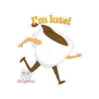 Latte Espresso Sticker by The Coffee Twins