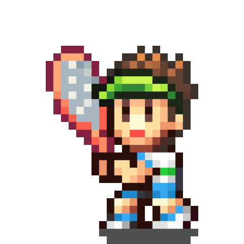 Tennis 8Bit Sticker