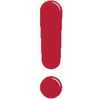 Exclamation Point Sticker by TASSO e.V.