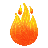 Fire Flame Sticker